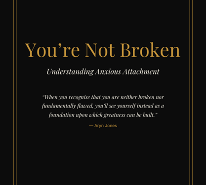 You're Not Broken